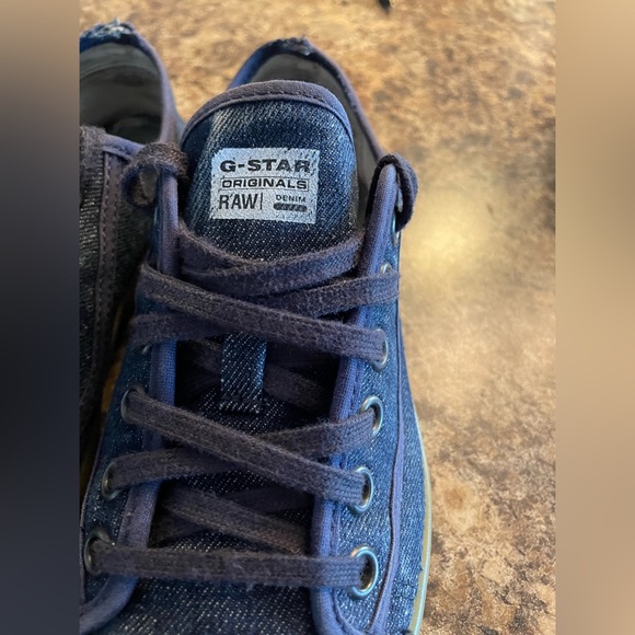 G-STAR RAW “ROVULC ROEL DENIM” LOW CUT SNEAKERS SHOES SIZE EU 39 MENS 6 WOMENS 8 - Picture 4 of 16